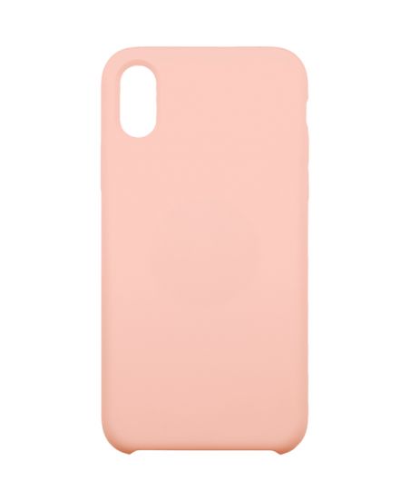 Чехол для iPhone InterStep для iPhone X SOFT-T METAL ADV розовый